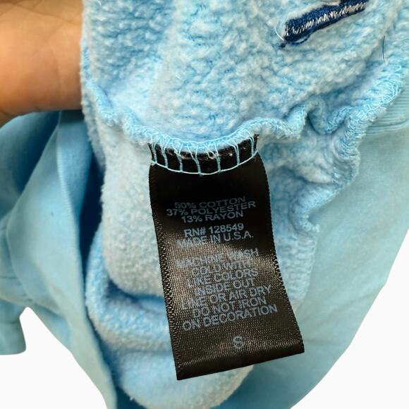 AVIATOR NATION Bolt Fade Sweatshirt Sky Blue Size Small - Picture 6 of 9